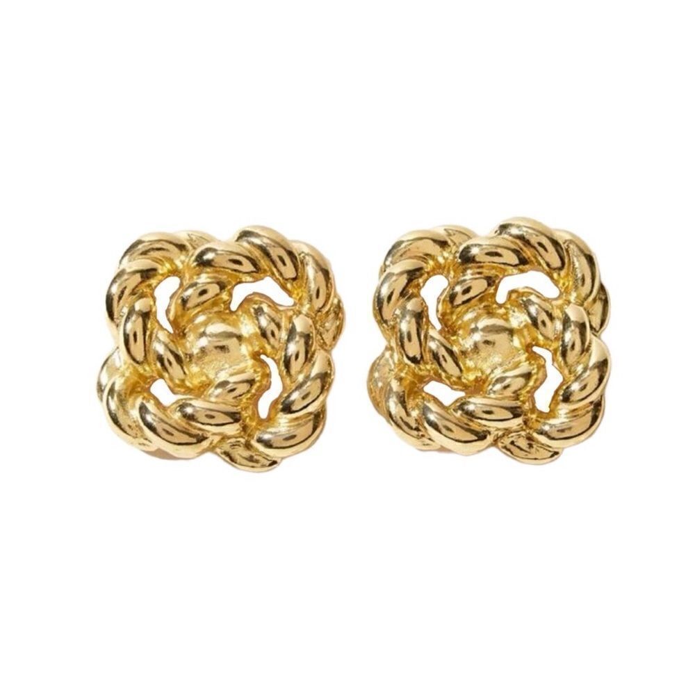 Geo twist earrings #124